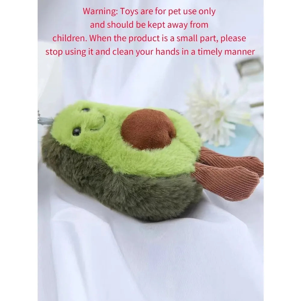 Avocado Plush Backpack Toy for Cats & Dogs | PawJoyKwT