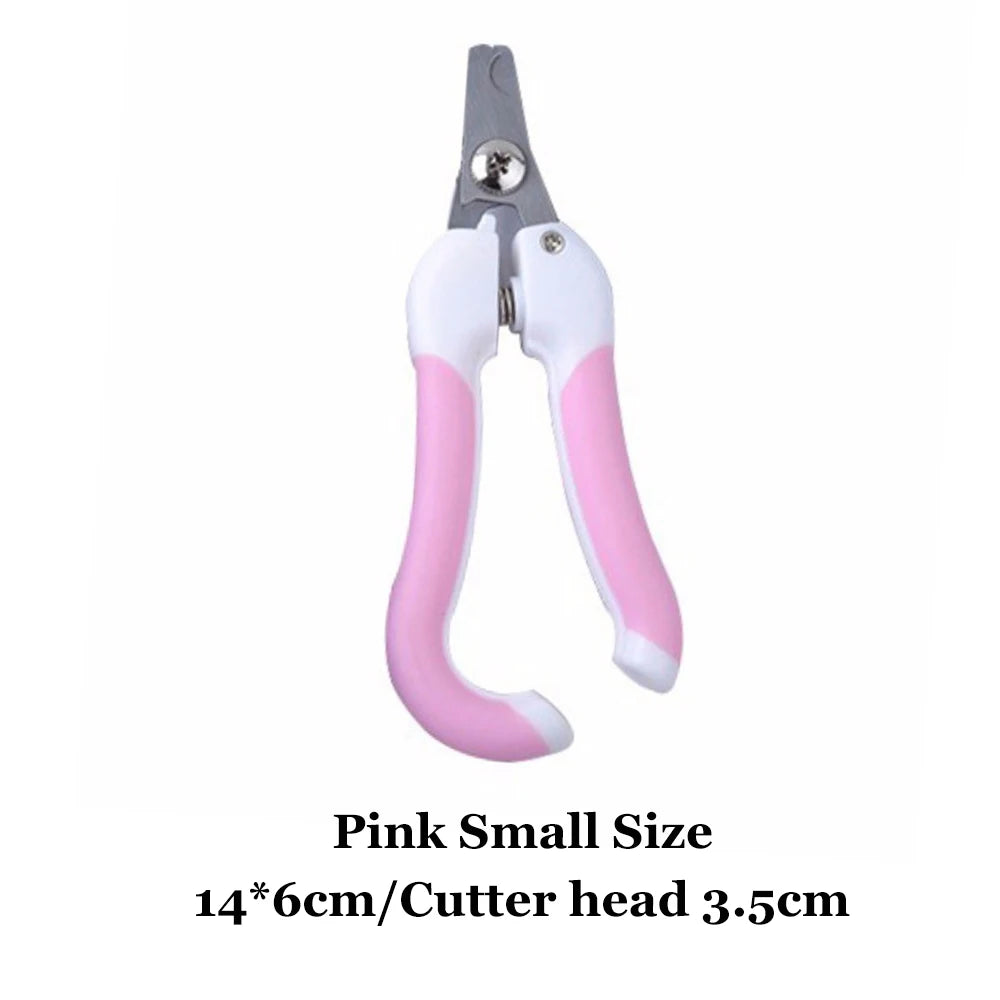 Professional Pet Nail Clippers Dog Cat Claw Trimmer Grooming Tool Sharp Blade