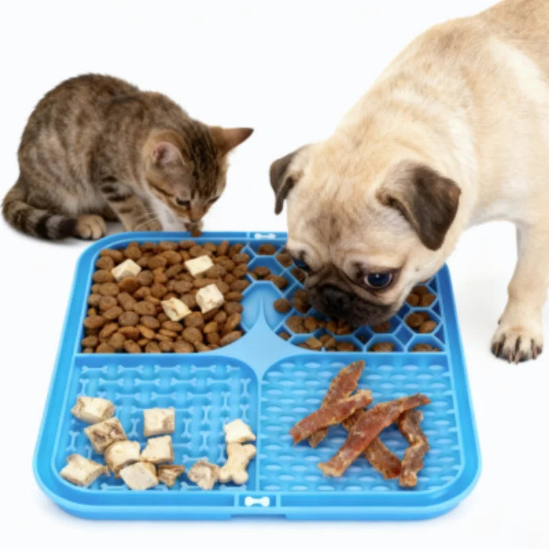 Silicone Lick Mat Slow Feeder Dog Food Plate Kitchen Supplies