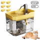 Clear-View Auto Pet Dispenser | Transparent Cat Water Fountain USA
