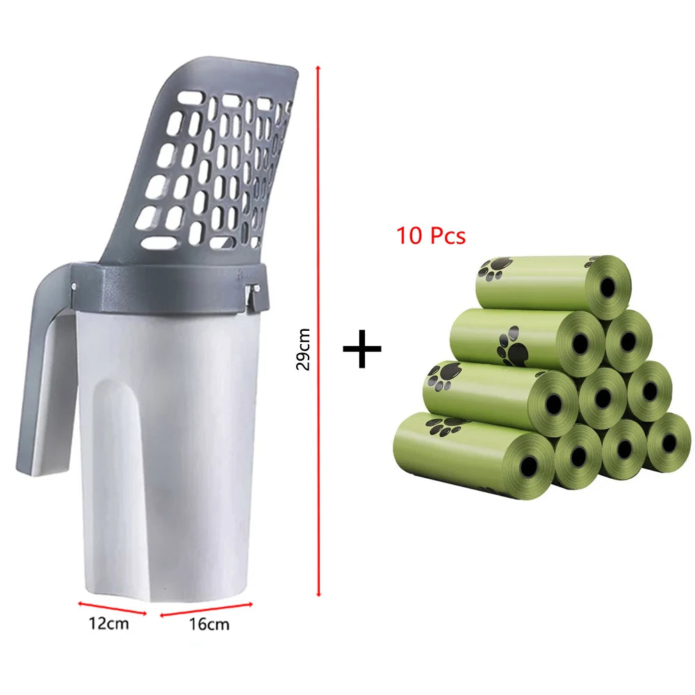 Cat Litter Scoop Shovel Self-Cleaning Filter Garbage Picker
