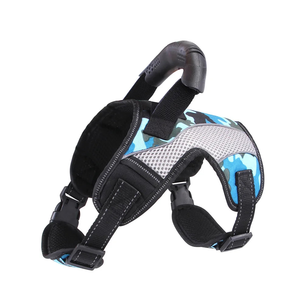 No-Pull Padded Dog Harness Leash Clips Easy Control | PawJoyKwT