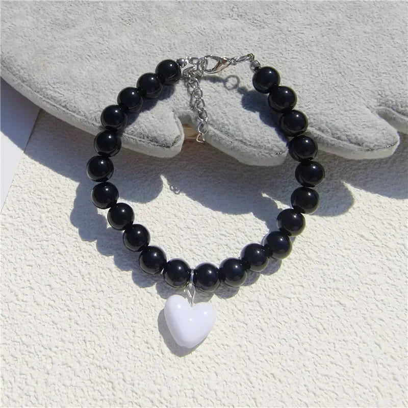 Cute Pearl Cat Collar Dog Princess Necklace Jewelry Wedding