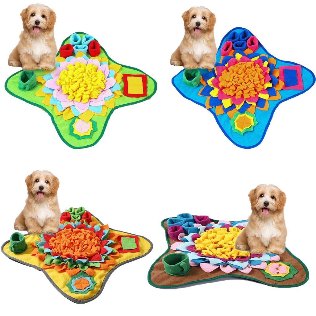 Interactive Snuffle Mat Foraging Puzzle Feeder for Dogs