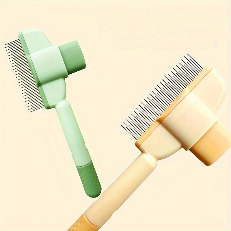 Long Hair Dog Cat Grooming Care Comb Bath Brush