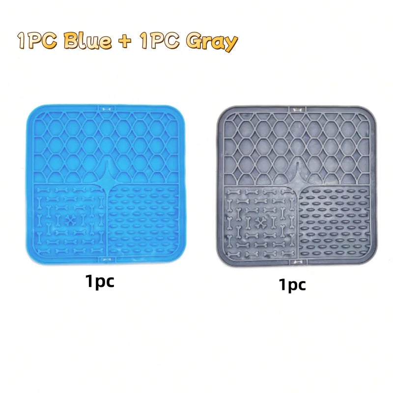 Silicone Lick Mat Slow Feeder Dog Food Plate Kitchen Supplies
