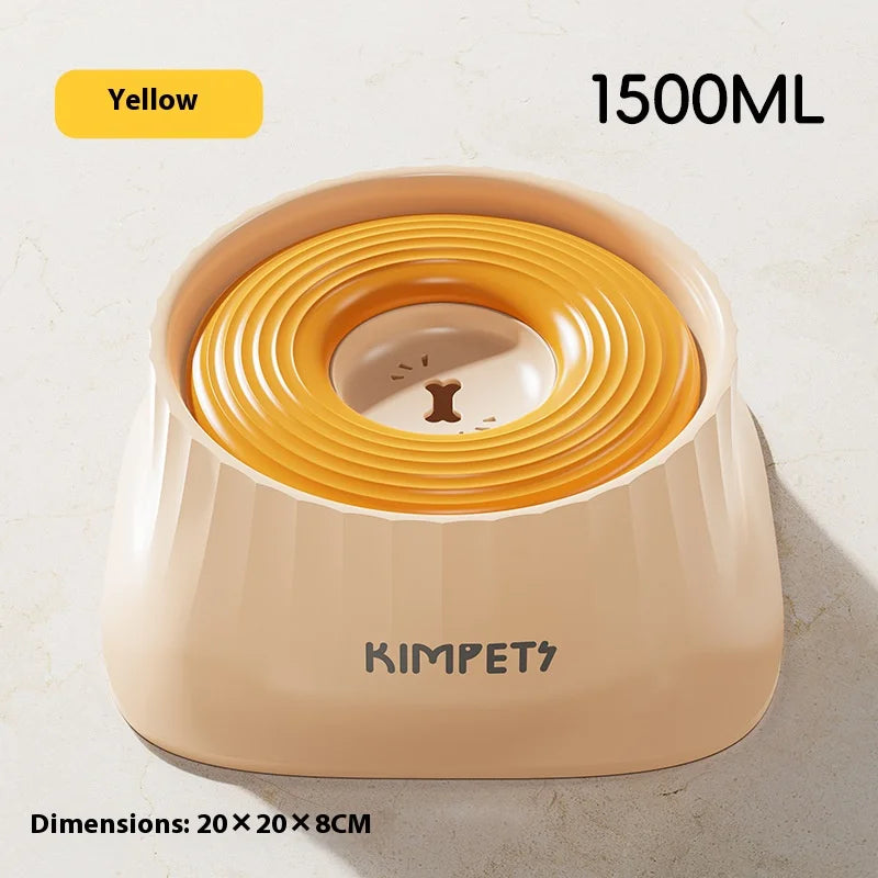 Floating Non-Spill Slow Feeder Dog Bowl