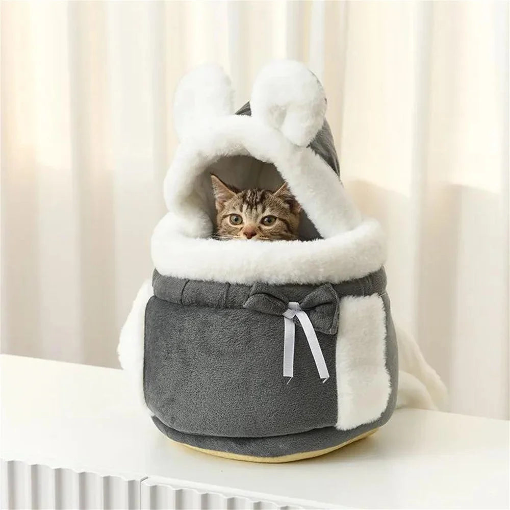 Winter Warm Small Dog Carrier Backpack for Travel