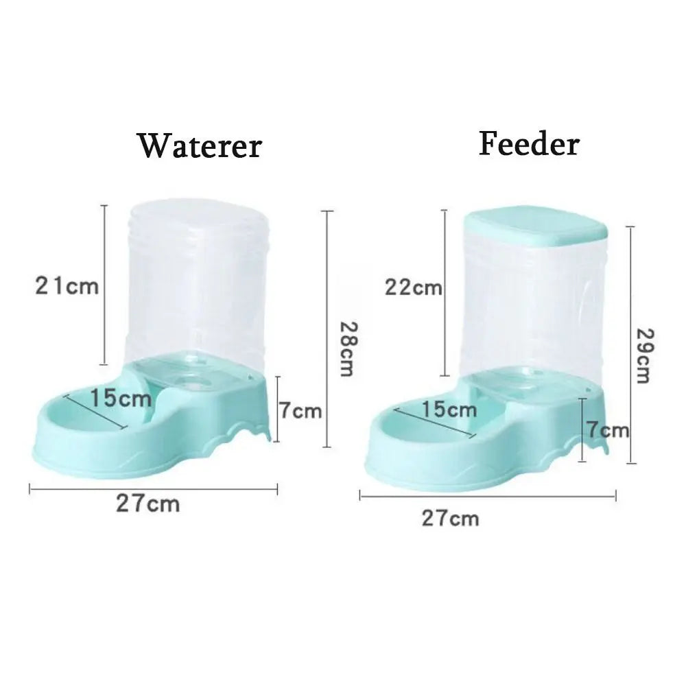 3.8L PP Pet Water Fountain Automatic Food Dispenser Cats Dogs