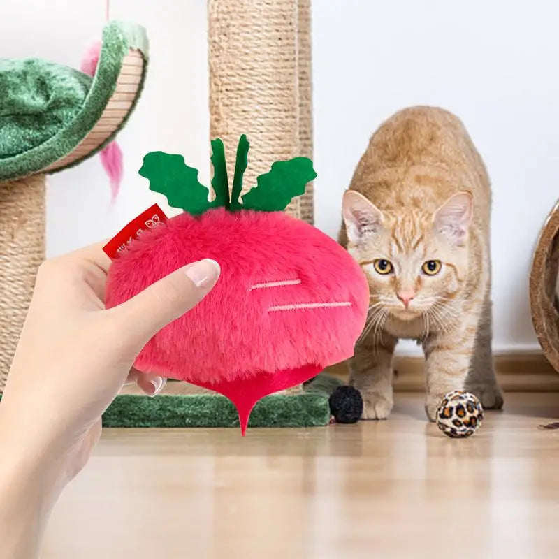 PawJoy Cucumber Catnip Plush | Fun Cat Toy for US Pet Owners