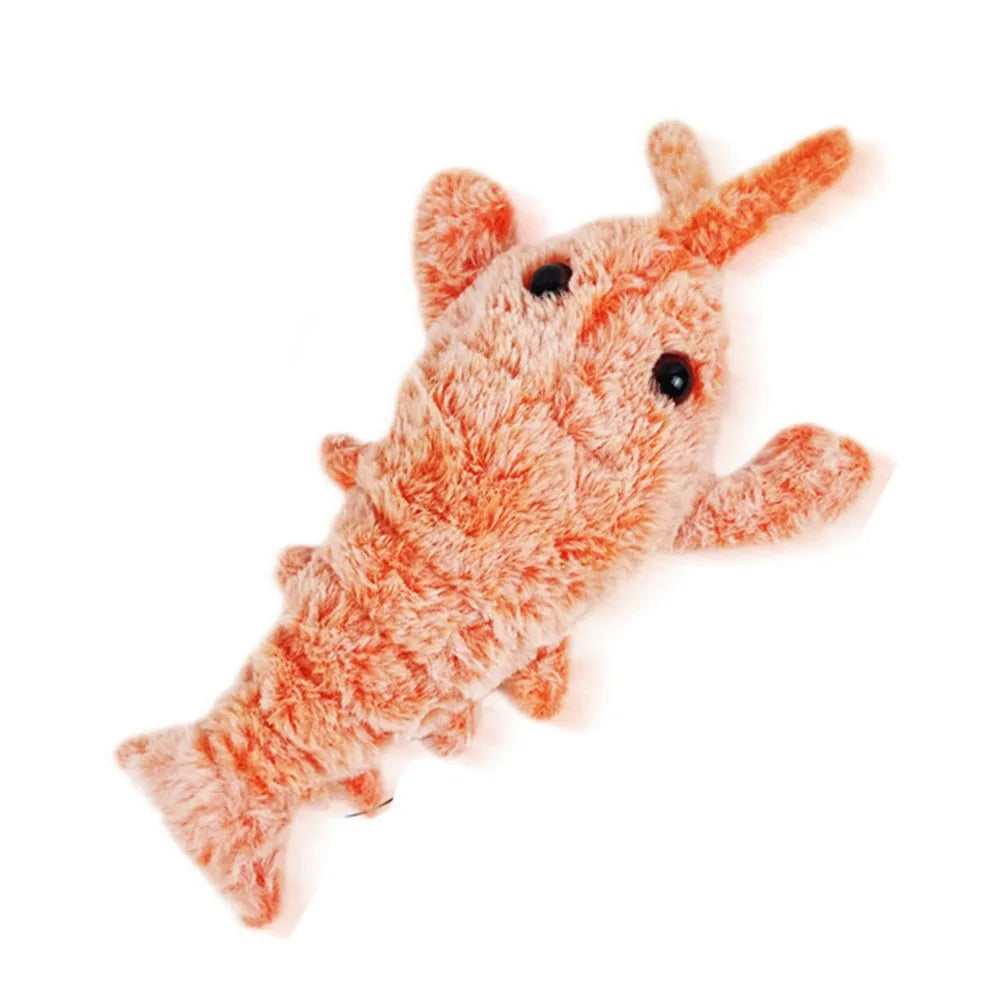 USB Electric Dancing Lobster Interactive Toy for Cats Dogs