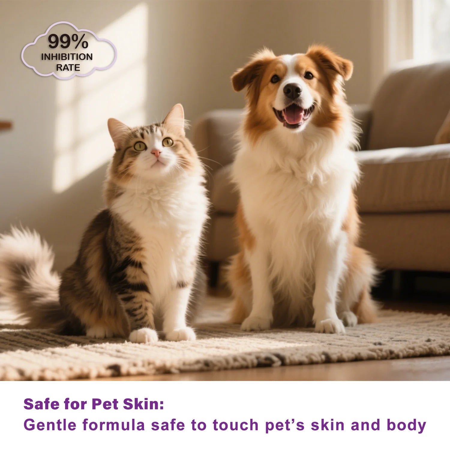 Plant-Based Pet Deodorant Spray Eliminates Urine Odors 300ml