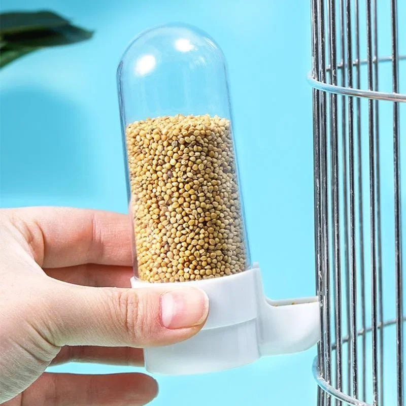 Hanging Pet Bird Feeder Water Dispenser for Parrots Squirrels