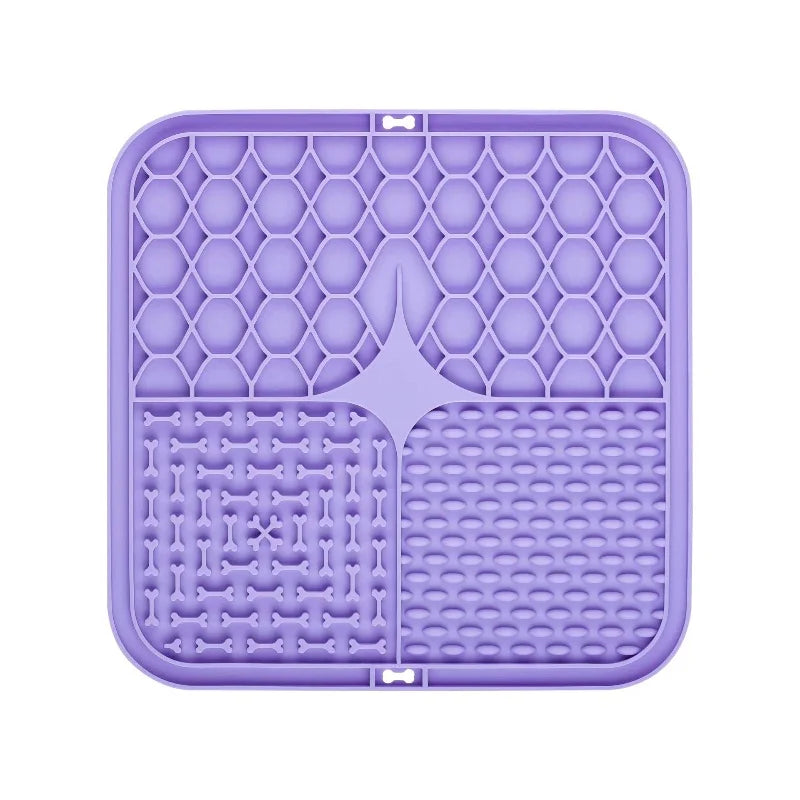 Silicone Lick Mat Slow Feeder Dog Food Plate Kitchen Supplies