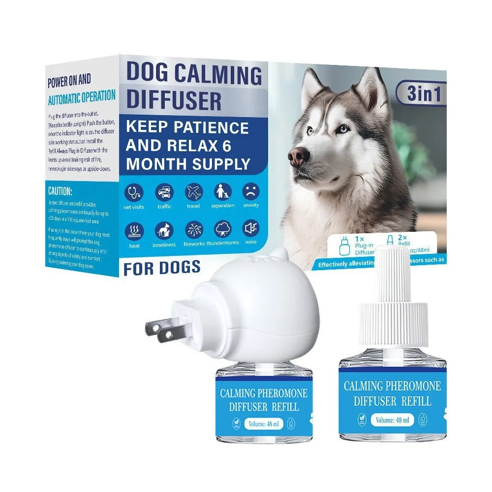 Pet Soothing Anti-Stress Liquid for Cats & Dogs with Heater