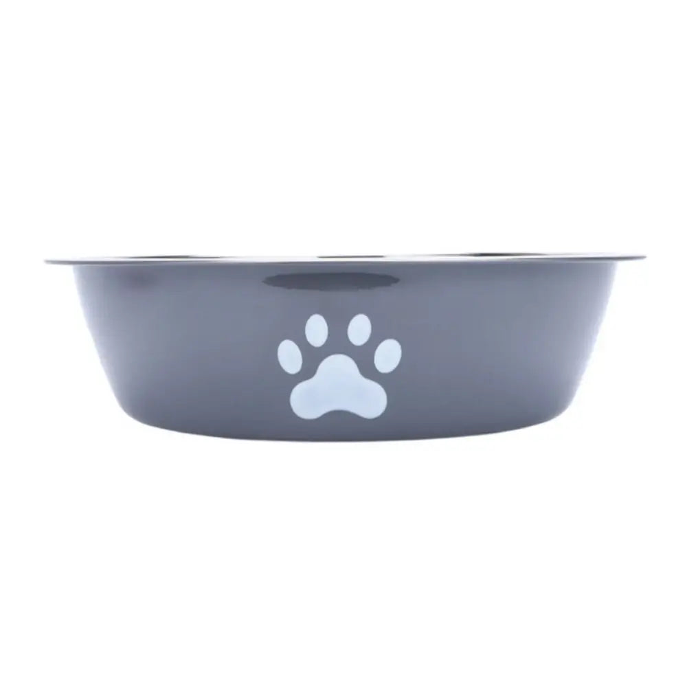 Large Anti-Slip Stainless Steel Double Dog Bowl
