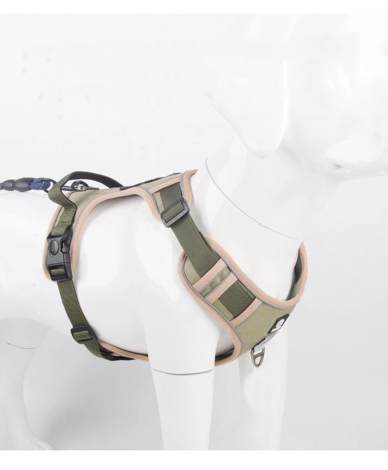 Dog Harness Tactical Molle Vest Military Working K9 Police Training Large Dogs