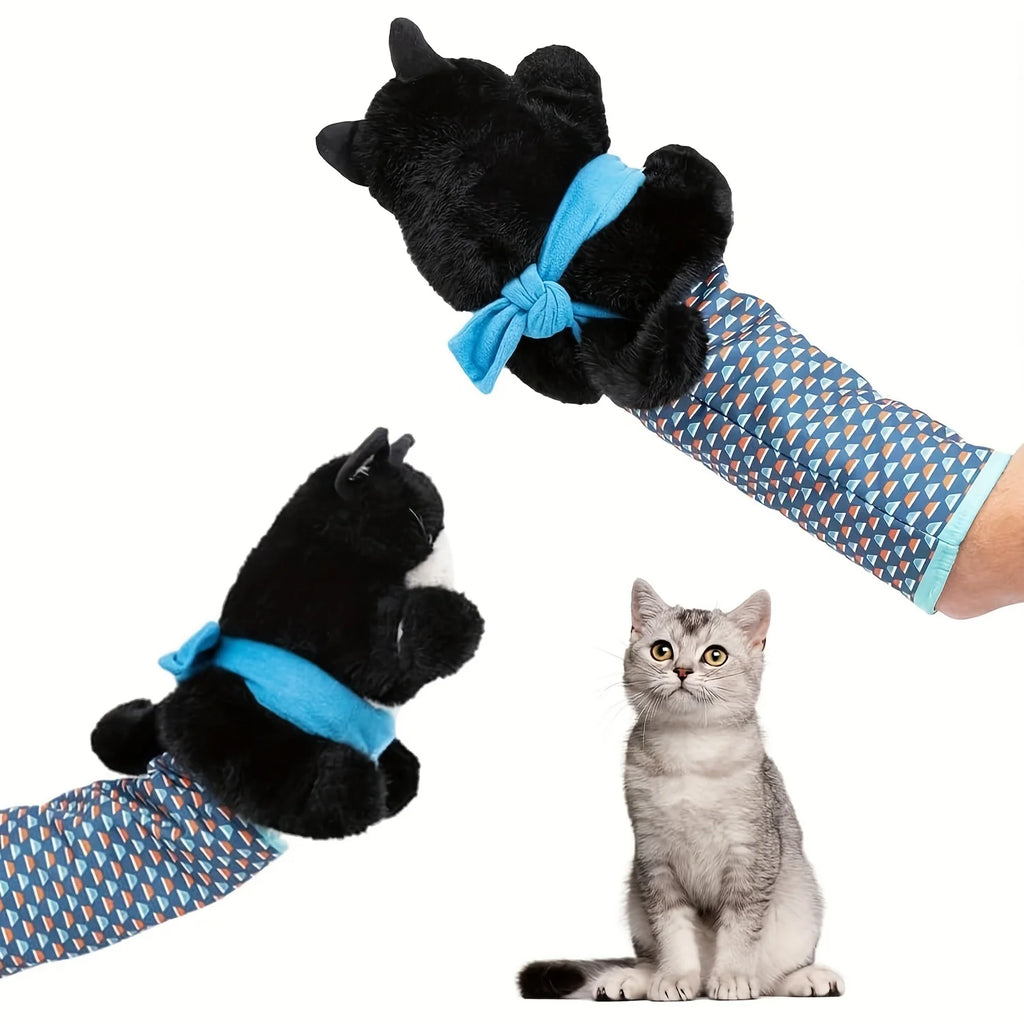 Interactive Cat Wrestling Puppet Toy | PawJoyKwT