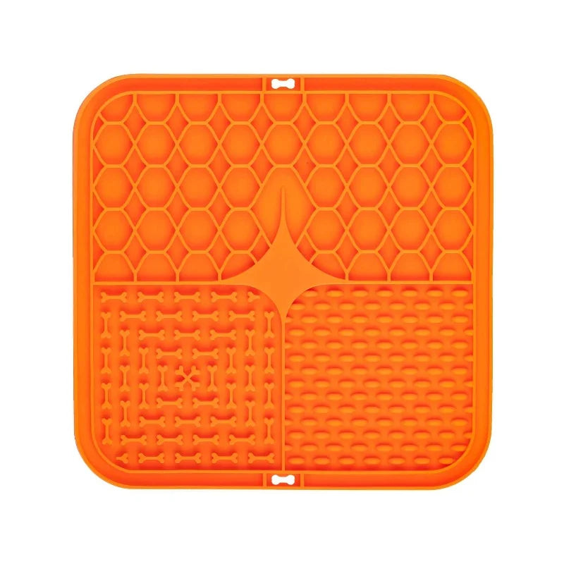 Silicone Lick Mat Slow Feeder Dog Food Plate Kitchen Supplies