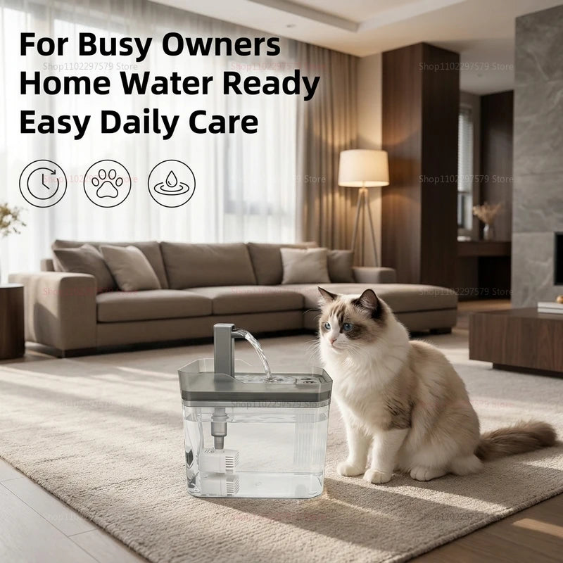 USB Cat Water Fountain Auto Filter Quiet Live Circulation Dispenser
