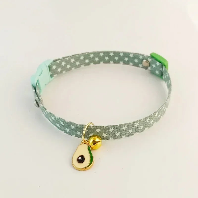 Adjustable Kitten Collar Bell Breakaway Cat Necklace Puppy