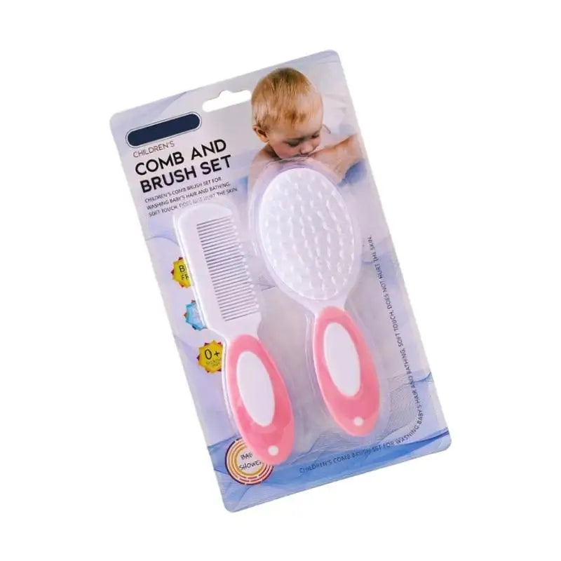 Infant Soft Hair Brush Scalp Cleansing Grooming Comb Set