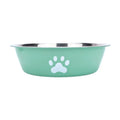 Large Anti-Slip Stainless Steel Double Dog Bowl