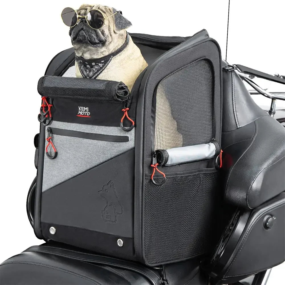 Motorcycle Pet Travel Bag Foldable Dog Carrier