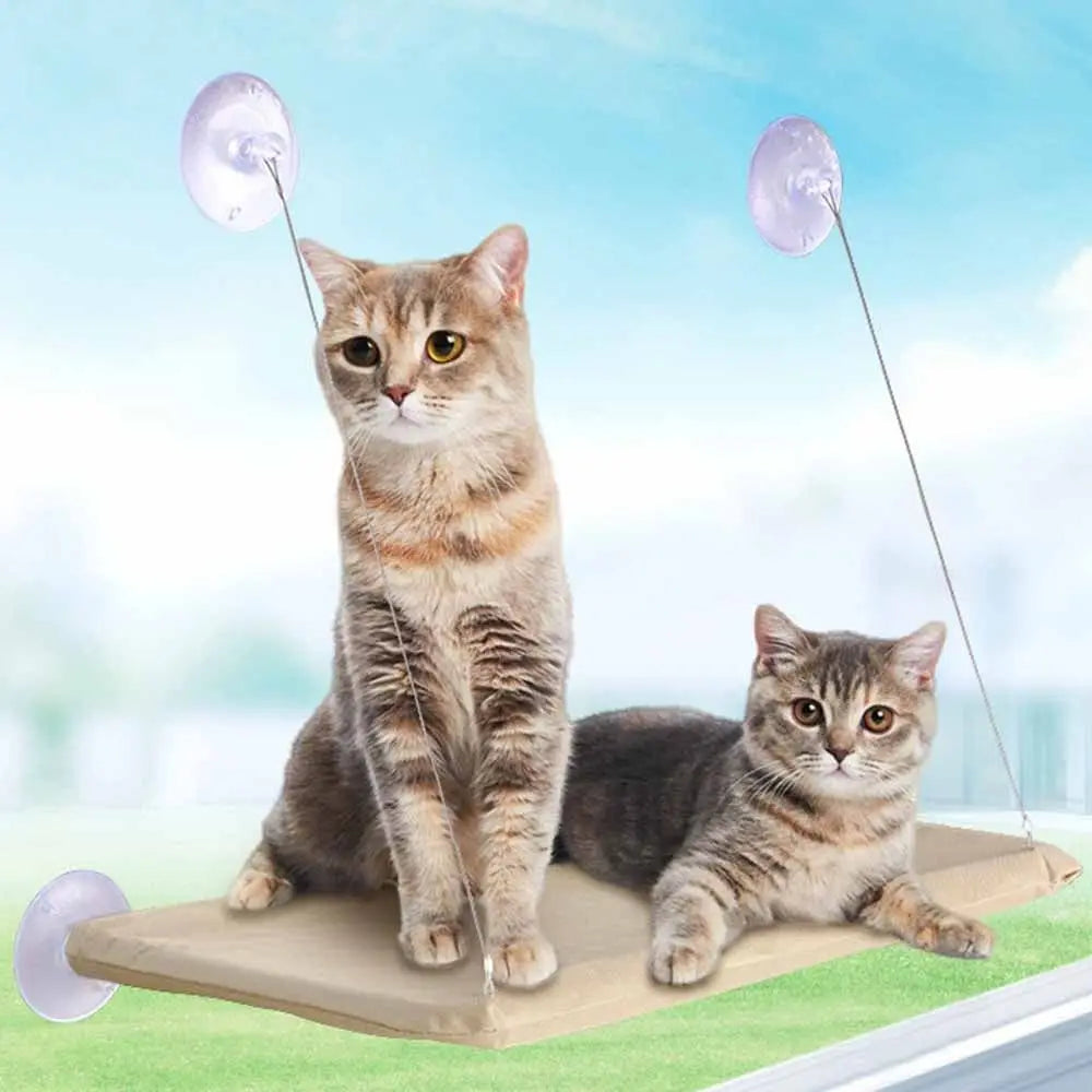 Hanging Window Cat Hammock Bed Stable Cozy Indoor Perch