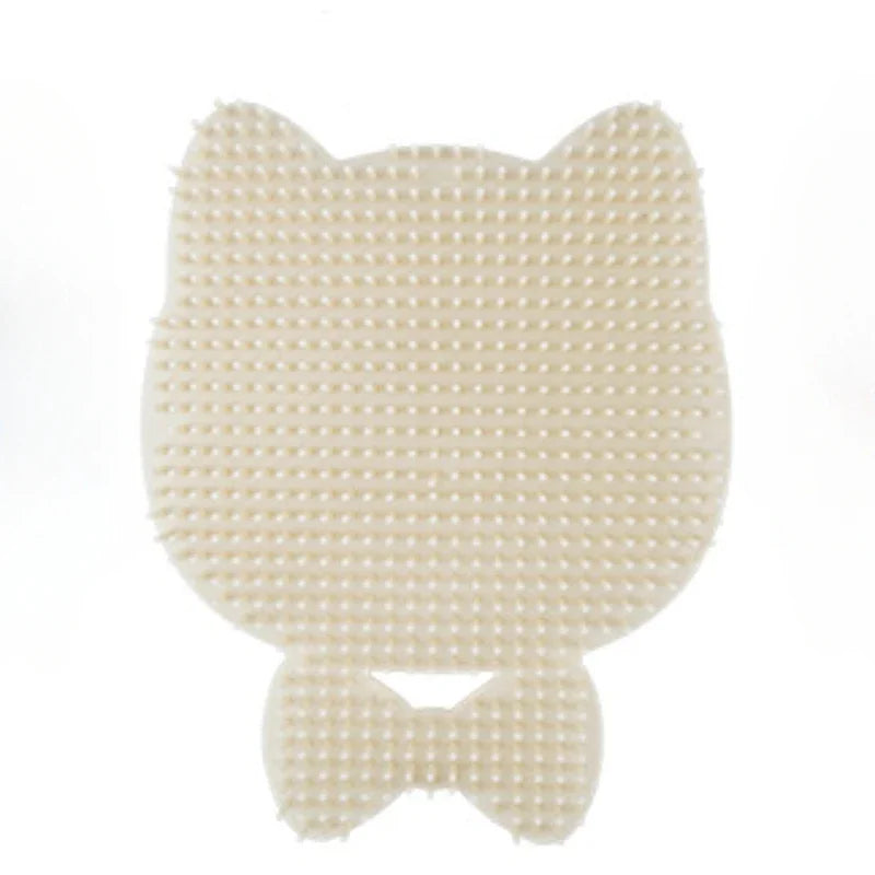 Cat Scratching Board with Self-Grooming Brush & Massage Comb