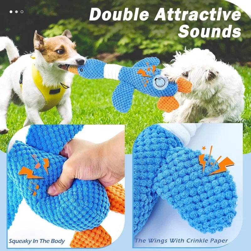 Squeaky Plush Chew Toy for Cats & Dogs — Interactive Doll