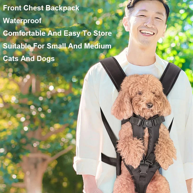 Front Travel Pet Backpack Carrier for Cats Small Dogs