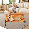 Heavy Duty Elevated Pet Bed Outdoor Spacious Metal Frame Dogs