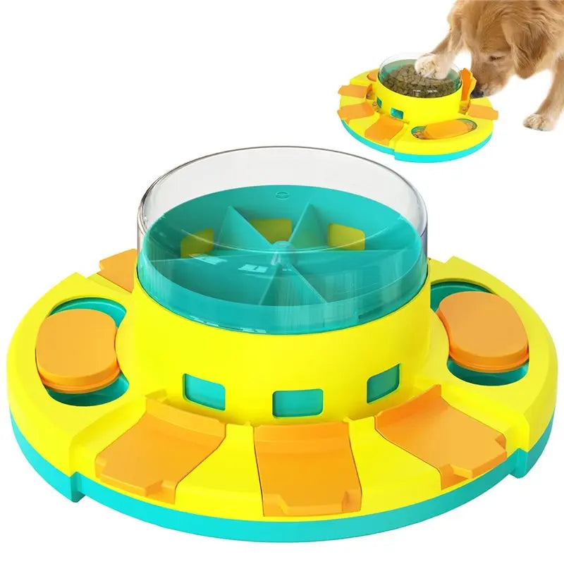 Slow Feeder Dry Food Treat Dispenser Enrichment Toy for Dogs