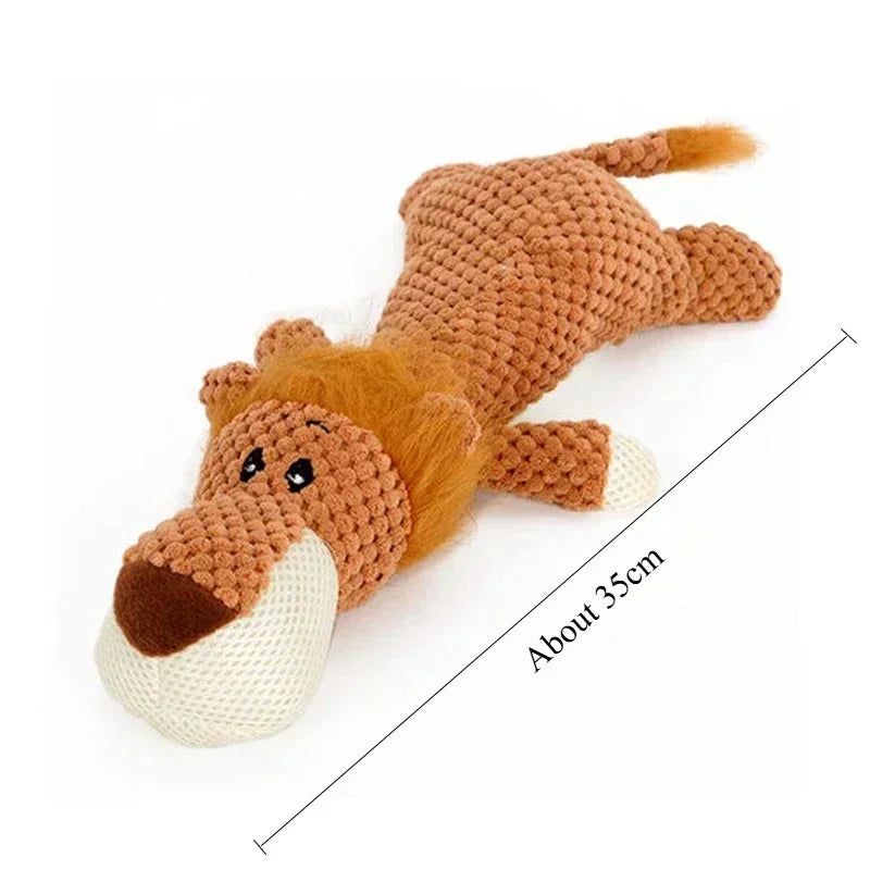 Durable Plush Squeaky Chew Toy for Large Dogs Molar Fun