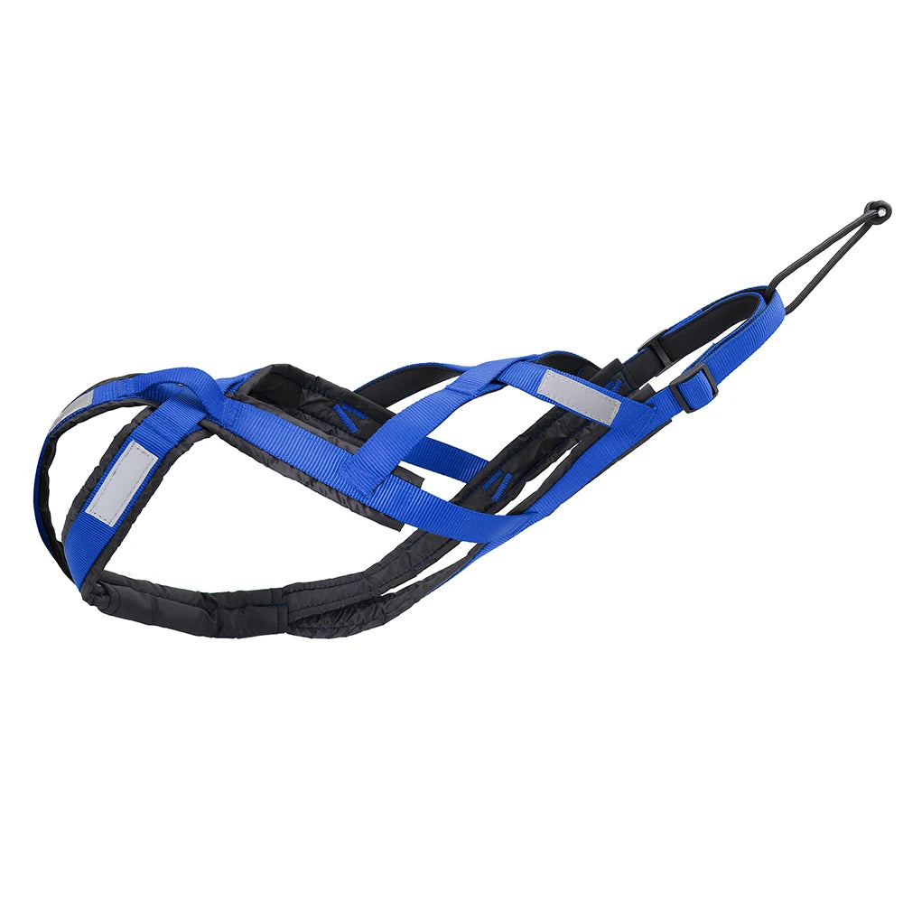 Dog Harness Leash Set Nylon Adjustable Reflective No Pull Padded Vest Medium Large