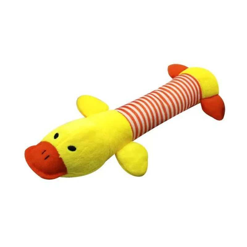 Plush Vocal Animal Toy for Cats & Dogs — Pig, Duck & More