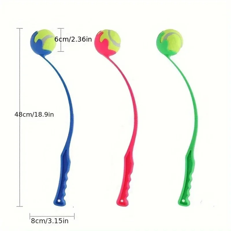 Outdoor Tennis Ball Launcher Fetch Training Set for Dogs