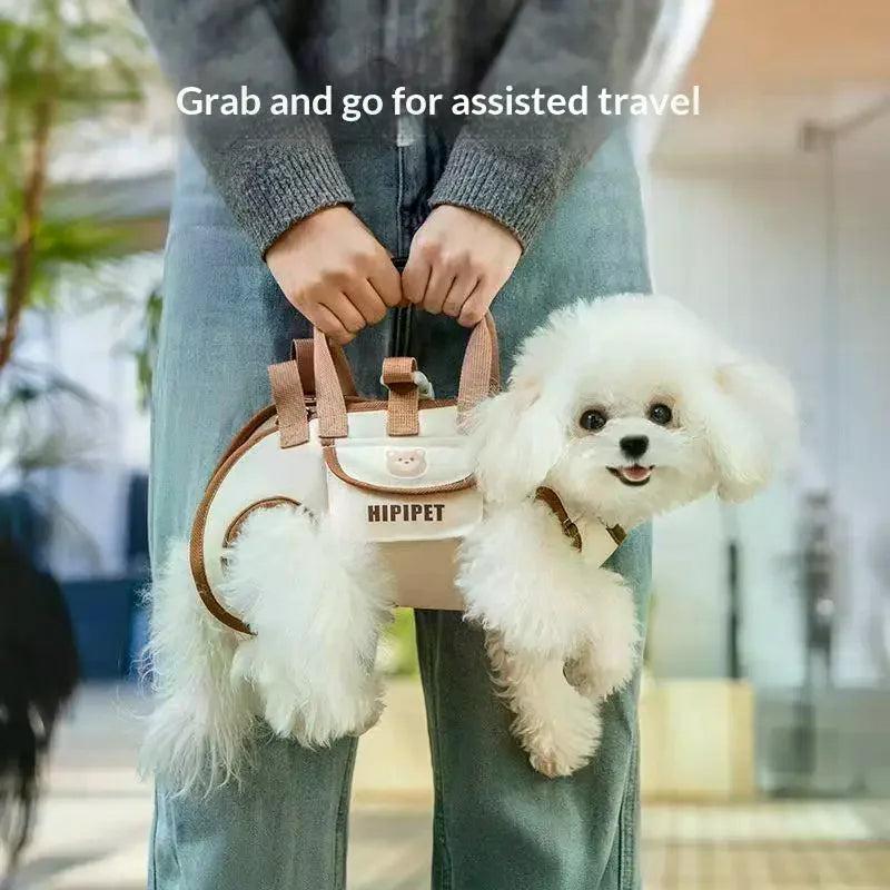 Harness Clip Shoulder Handheld Pet Carrier Bag