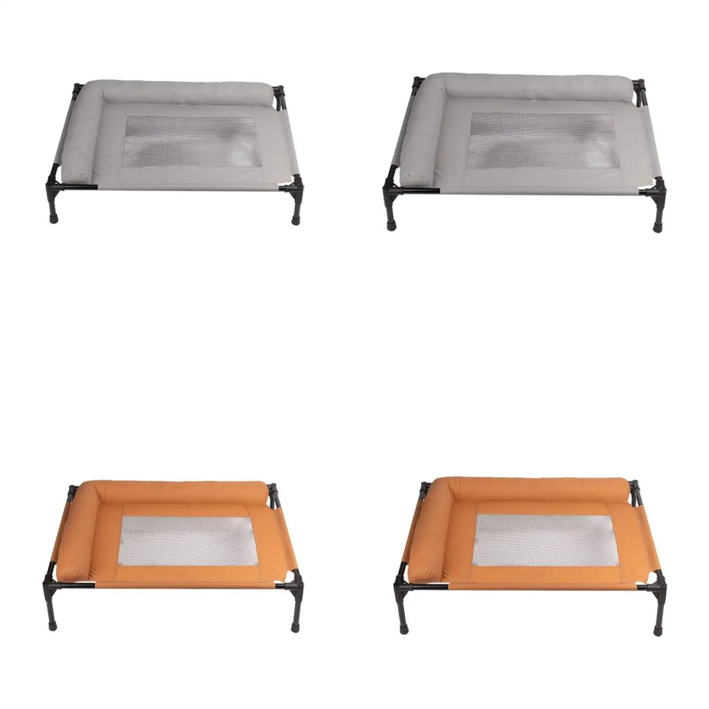 Heavy Duty Elevated Pet Bed Outdoor Spacious Metal Frame Dogs