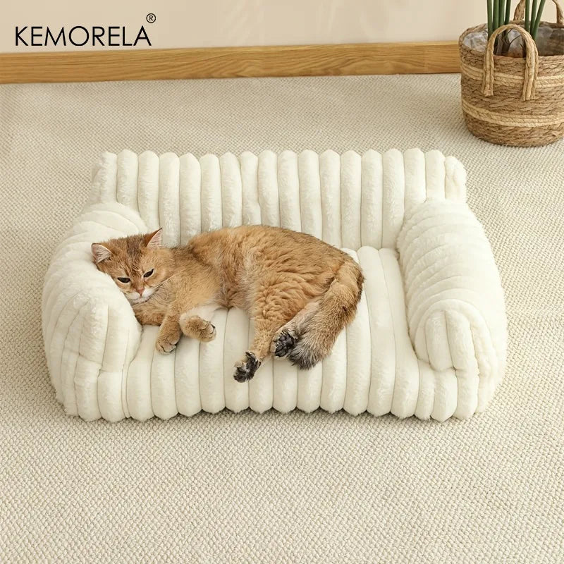 Soft Polyester Cat Sofa Bed Breathable All Seasons