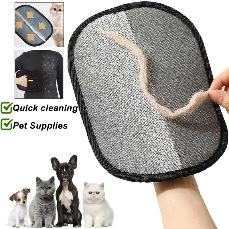 Washable Pet Hair Dehairing Gloves Portable Cleaning Tool