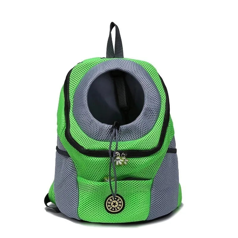 Double Shoulder Outdoor Pet Carrier Backpack Travel Set
